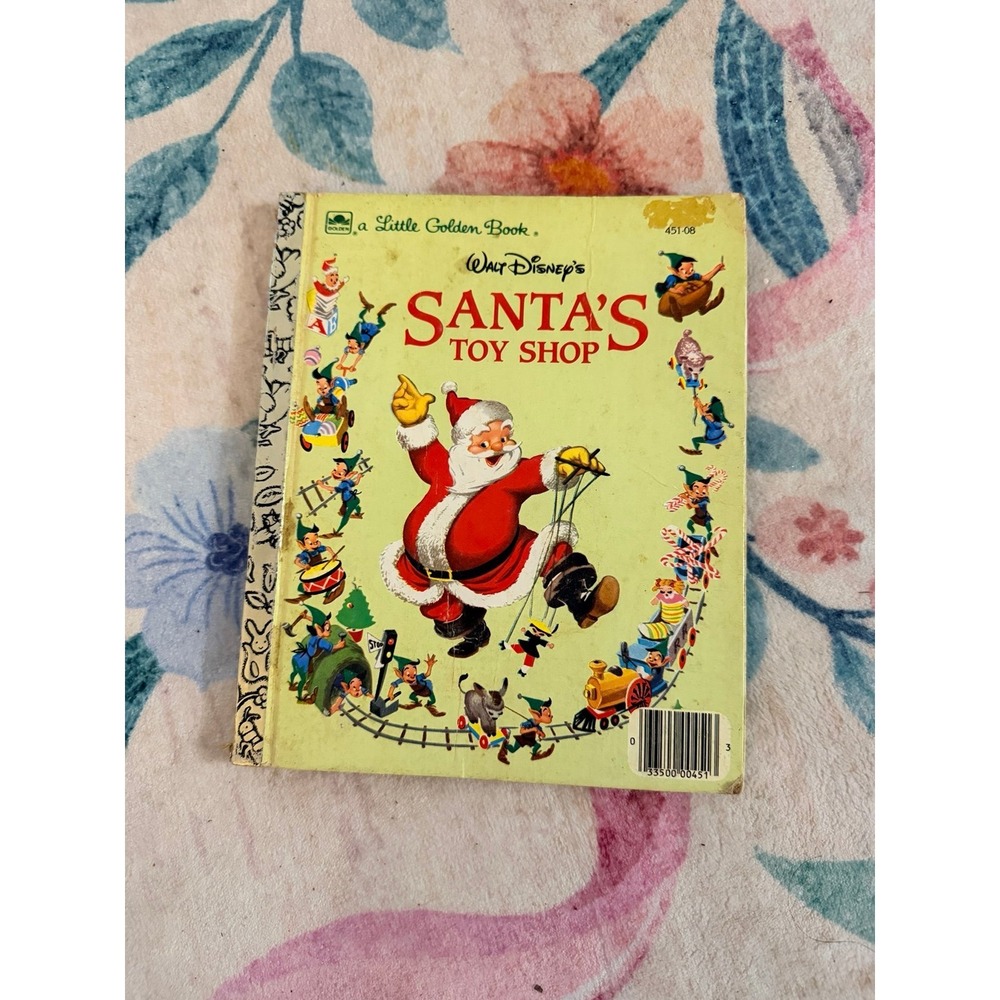 Disneys Santa toy shop Goldenbook